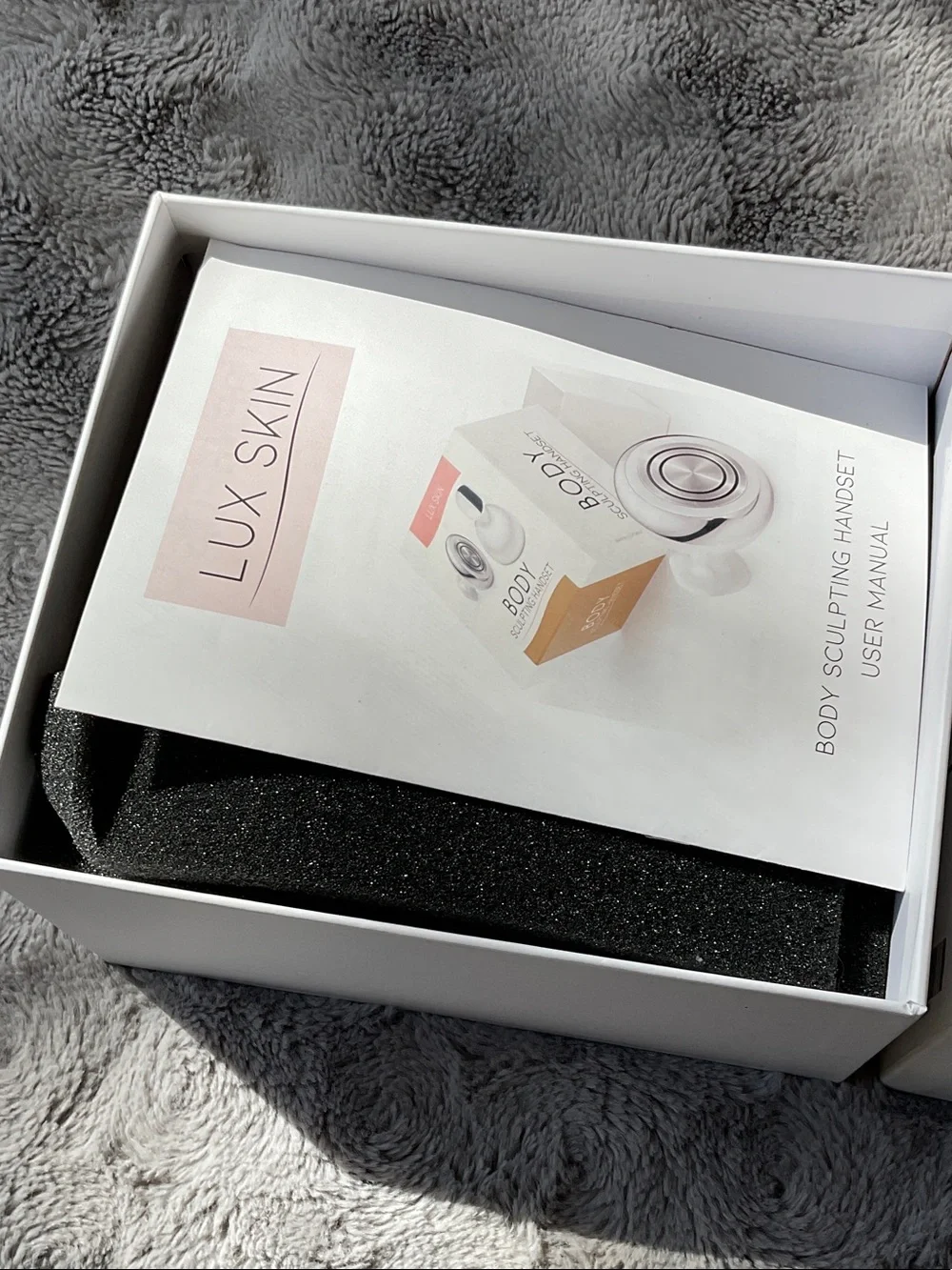 White Body Sculpting Handset